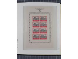 1939/44, umfangreiche postfrische Sammlung mit einigen Kleinbögen der Mi.-Nr. 65, 89-91, 104, 125 und 125 U sowie diverse Bog