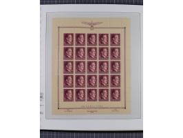1939/44, umfangreiche postfrische Sammlung mit einigen Kleinbögen der Mi.-Nr. 65, 89-91, 104, 125 und 125 U sowie diverse Bog
