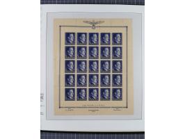 1939/44, umfangreiche postfrische Sammlung mit einigen Kleinbögen der Mi.-Nr. 65, 89-91, 104, 125 und 125 U sowie diverse Bog
