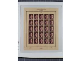 1939/44, umfangreiche postfrische Sammlung mit einigen Kleinbögen der Mi.-Nr. 65, 89-91, 104, 125 und 125 U sowie diverse Bog