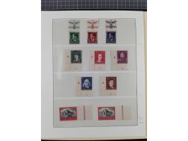1939/44, umfangreiche postfrische Sammlung mit einigen Kleinbögen der Mi.-Nr. 65, 89-91, 104, 125 und 125 U sowie diverse Bog