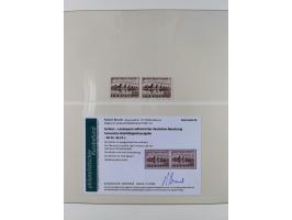 1941, kleines Lot mit Besonderheiten wie stark verzähnt, Doppelzähnung, durch Markenbild verlaufen zwei senkrechte Zähnungen 