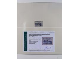 1941, kleines Lot mit Besonderheiten wie stark verzähnt, Doppelzähnung, durch Markenbild verlaufen zwei senkrechte Zähnungen 