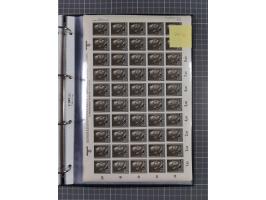 1941, Hitler, Mi-Nr. 71U, 73-75U, 77-81U, je im ungezähnten Bogen, postfrisch, gute Erhaltung (Mi. ca. 6000,-)
