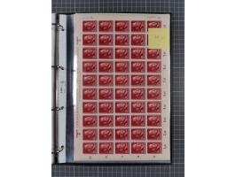 1941, Hitler, Mi-Nr. 71U, 73-75U, 77-81U, je im ungezähnten Bogen, postfrisch, gute Erhaltung (Mi. ca. 6000,-)
