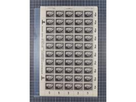 1942, Hitler 1-1,60Zl., gezähnt K14:14¼, je im kompletten postfrischen Bogen, tadellos (Mi.-Nr. 86-88B, Mi. 900,-)
