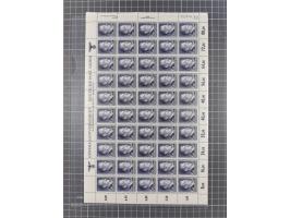 1942, Hitler 1-1,60Zl., gezähnt K14:14¼, je im kompletten postfrischen Bogen, tadellos (Mi.-Nr. 86-88B, Mi. 900,-)
