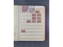 1920, Repräsentative Darstellungen 2,50 M., postfrische Spezialsammlung Plattenfehler, meist postfrisch, sauber sortiert mit 