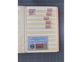 1920, Repräsentative Darstellungen 2,50 M., postfrische Spezialsammlung Plattenfehler, meist postfrisch, sauber sortiert mit 