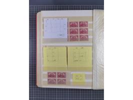 1920, Repräsentative Darstellungen 2,50 M., postfrische Spezialsammlung Plattenfehler, meist postfrisch, sauber sortiert mit 