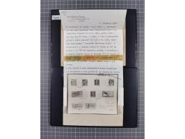 1943, Fälschungssammlung, postfrisch sowie auf Blanko-Umschlägen, dabei 19 mal Mi.-Nr. 21-22 und 28,32 je auf Blanko-Umschlag