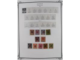 1897/75, Collection on 24 Scott album leaves, unused and mnh, starting early overprinted set 1912, including good part air ma