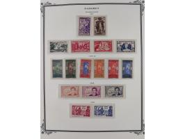 1906/44, Collection on 15 Scott album leaves, unused and mnh, starting Ballay set 1906, including good part air mail issues, 