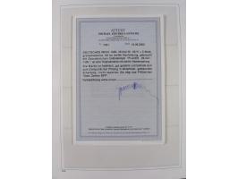 1872/1945, reichhaltige gestempelte Sammlung in 3 Bänden, dabei Brustschilde mit u.a. 21b und 27b + c, danach Mi. 66 (3), 78 