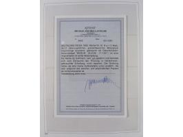 1872/1945, reichhaltige gestempelte Sammlung in 3 Bänden, dabei Brustschilde mit u.a. 21b und 27b + c, danach Mi. 66 (3), 78 