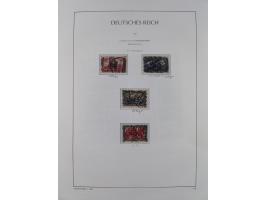 1872/1945, reichhaltige gestempelte Sammlung in 3 Bänden, dabei Brustschilde mit u.a. 21b und 27b + c, danach Mi. 66 (3), 78 