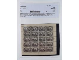1872/1945, reichhaltige gestempelte Sammlung in 3 Bänden, dabei Brustschilde mit u.a. 21b und 27b + c, danach Mi. 66 (3), 78 