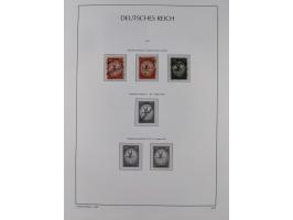 1872/1945, reichhaltige gestempelte Sammlung in 3 Bänden, dabei Brustschilde mit u.a. 21b und 27b + c, danach Mi. 66 (3), 78 