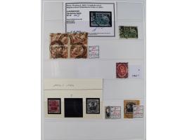 1872/1945, reichhaltige gestempelte Sammlung in 3 Bänden, dabei Brustschilde mit u.a. 21b und 27b + c, danach Mi. 66 (3), 78 