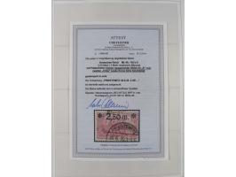 1872/1945, reichhaltige gestempelte Sammlung in 3 Bänden, dabei Brustschilde mit u.a. 21b und 27b + c, danach Mi. 66 (3), 78 