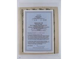 1872/1945, reichhaltige gestempelte Sammlung in 3 Bänden, dabei Brustschilde mit u.a. 21b und 27b + c, danach Mi. 66 (3), 78 