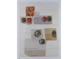 1872/1945, reichhaltige gestempelte Sammlung in 3 Bänden, dabei Brustschilde mit u.a. 21b und 27b + c, danach Mi. 66 (3), 78 