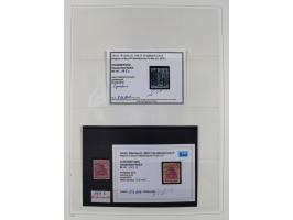 1872/1945, reichhaltige gestempelte Sammlung in 3 Bänden, dabei Brustschilde mit u.a. 21b und 27b + c, danach Mi. 66 (3), 78 