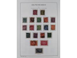 1872/1945, reichhaltige gestempelte Sammlung in 3 Bänden, dabei Brustschilde mit u.a. 21b und 27b + c, danach Mi. 66 (3), 78 