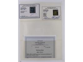 1872/1945, reichhaltige gestempelte Sammlung in 3 Bänden, dabei Brustschilde mit u.a. 21b und 27b + c, danach Mi. 66 (3), 78 