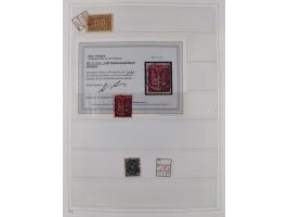 1872/1945, reichhaltige gestempelte Sammlung in 3 Bänden, dabei Brustschilde mit u.a. 21b und 27b + c, danach Mi. 66 (3), 78 