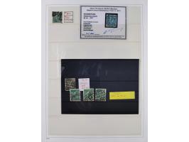 1872/1945, reichhaltige gestempelte Sammlung in 3 Bänden, dabei Brustschilde mit u.a. 21b und 27b + c, danach Mi. 66 (3), 78 