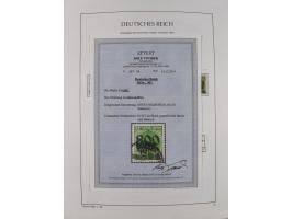 1872/1945, reichhaltige gestempelte Sammlung in 3 Bänden, dabei Brustschilde mit u.a. 21b und 27b + c, danach Mi. 66 (3), 78 