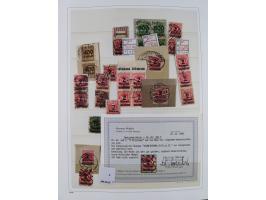 1872/1945, reichhaltige gestempelte Sammlung in 3 Bänden, dabei Brustschilde mit u.a. 21b und 27b + c, danach Mi. 66 (3), 78 