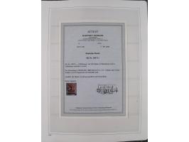 1872/1945, reichhaltige gestempelte Sammlung in 3 Bänden, dabei Brustschilde mit u.a. 21b und 27b + c, danach Mi. 66 (3), 78 