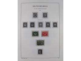 1872/1945, reichhaltige gestempelte Sammlung in 3 Bänden, dabei Brustschilde mit u.a. 21b und 27b + c, danach Mi. 66 (3), 78 