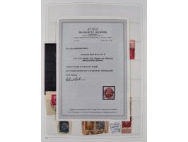 1872/1945, reichhaltige gestempelte Sammlung in 3 Bänden, dabei Brustschilde mit u.a. 21b und 27b + c, danach Mi. 66 (3), 78 