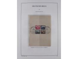 1872/1945, reichhaltige gestempelte Sammlung in 3 Bänden, dabei Brustschilde mit u.a. 21b und 27b + c, danach Mi. 66 (3), 78 