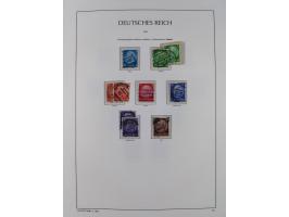 1872/1945, reichhaltige gestempelte Sammlung in 3 Bänden, dabei Brustschilde mit u.a. 21b und 27b + c, danach Mi. 66 (3), 78 