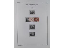 1872/1945, reichhaltige gestempelte Sammlung in 3 Bänden, dabei Brustschilde mit u.a. 21b und 27b + c, danach Mi. 66 (3), 78 