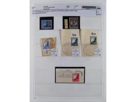 1872/1945, reichhaltige gestempelte Sammlung in 3 Bänden, dabei Brustschilde mit u.a. 21b und 27b + c, danach Mi. 66 (3), 78 