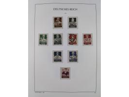 1872/1945, reichhaltige gestempelte Sammlung in 3 Bänden, dabei Brustschilde mit u.a. 21b und 27b + c, danach Mi. 66 (3), 78 