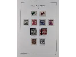 1872/1945, reichhaltige gestempelte Sammlung in 3 Bänden, dabei Brustschilde mit u.a. 21b und 27b + c, danach Mi. 66 (3), 78 