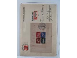 1872/1945, reichhaltige gestempelte Sammlung in 3 Bänden, dabei Brustschilde mit u.a. 21b und 27b + c, danach Mi. 66 (3), 78 