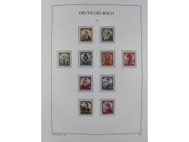 1872/1945, reichhaltige gestempelte Sammlung in 3 Bänden, dabei Brustschilde mit u.a. 21b und 27b + c, danach Mi. 66 (3), 78 