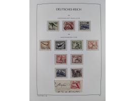 1872/1945, reichhaltige gestempelte Sammlung in 3 Bänden, dabei Brustschilde mit u.a. 21b und 27b + c, danach Mi. 66 (3), 78 