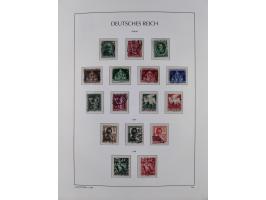 1872/1945, reichhaltige gestempelte Sammlung in 3 Bänden, dabei Brustschilde mit u.a. 21b und 27b + c, danach Mi. 66 (3), 78 