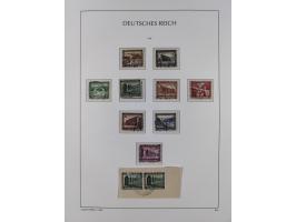 1872/1945, reichhaltige gestempelte Sammlung in 3 Bänden, dabei Brustschilde mit u.a. 21b und 27b + c, danach Mi. 66 (3), 78 