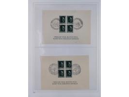 1872/1945, reichhaltige gestempelte Sammlung in 3 Bänden, dabei Brustschilde mit u.a. 21b und 27b + c, danach Mi. 66 (3), 78 