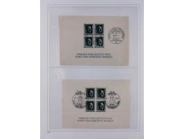 1872/1945, reichhaltige gestempelte Sammlung in 3 Bänden, dabei Brustschilde mit u.a. 21b und 27b + c, danach Mi. 66 (3), 78 