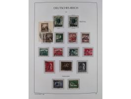 1872/1945, reichhaltige gestempelte Sammlung in 3 Bänden, dabei Brustschilde mit u.a. 21b und 27b + c, danach Mi. 66 (3), 78 